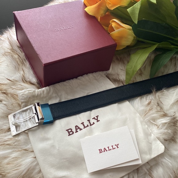 Bally reversible men’s belt in black and dark brown 44 - Picture 4 of 4